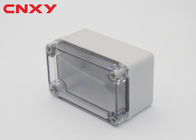 ABS البلاستيك مربع صغير مع غطاء PC شفافة للماء مربع تقاطع في الهواء الطلق مفرق مربع 110 * 80 * 70 ملم